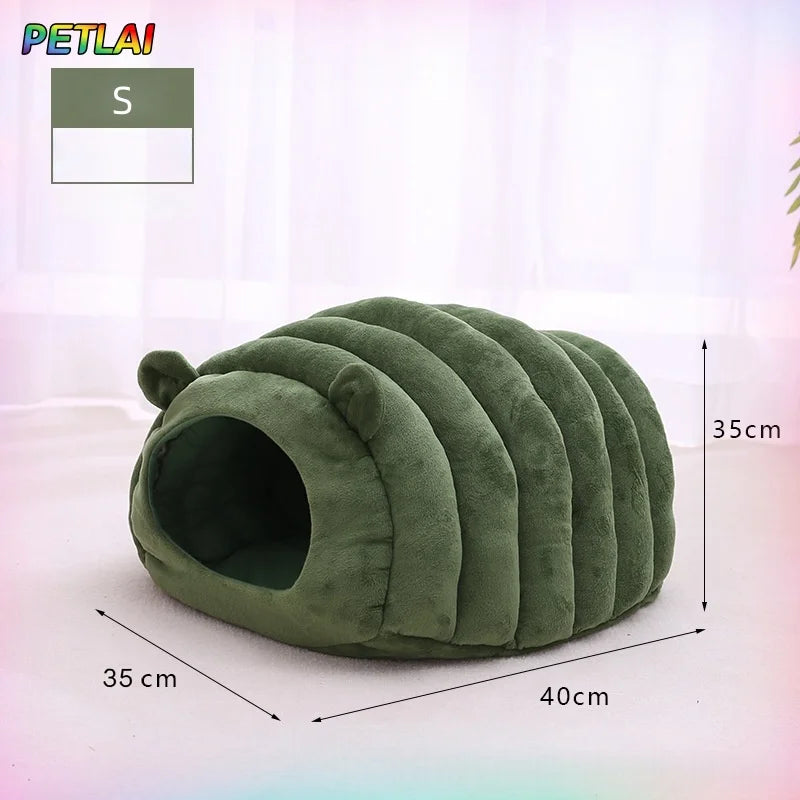 Cat Nest Bed Mat for Winter and Autumn Cozy Sleep House with Warm, Safe, Breathable Large Space Nest Soft Cushion for Pet Catter