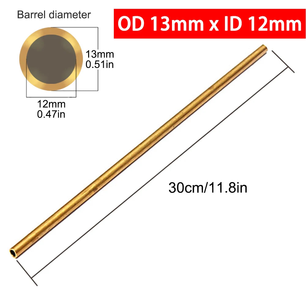 Brass Tubes Diameter 2/3/4/5/6/7/8/9/10/11/12/13/14/15mm Length 300mm 0.5mm Brass Rod Pipe Brass Tube Modelmaking Cutting Tool