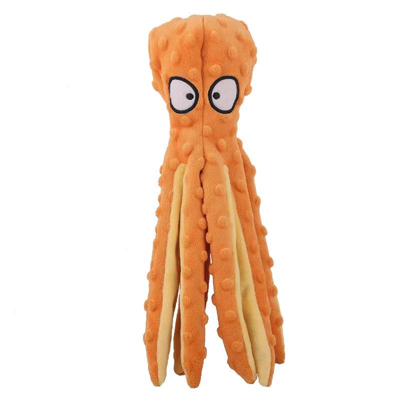 Plush Animal Squeaky Dog Toys - Tiger, Penguin, Fox & More - photo 10