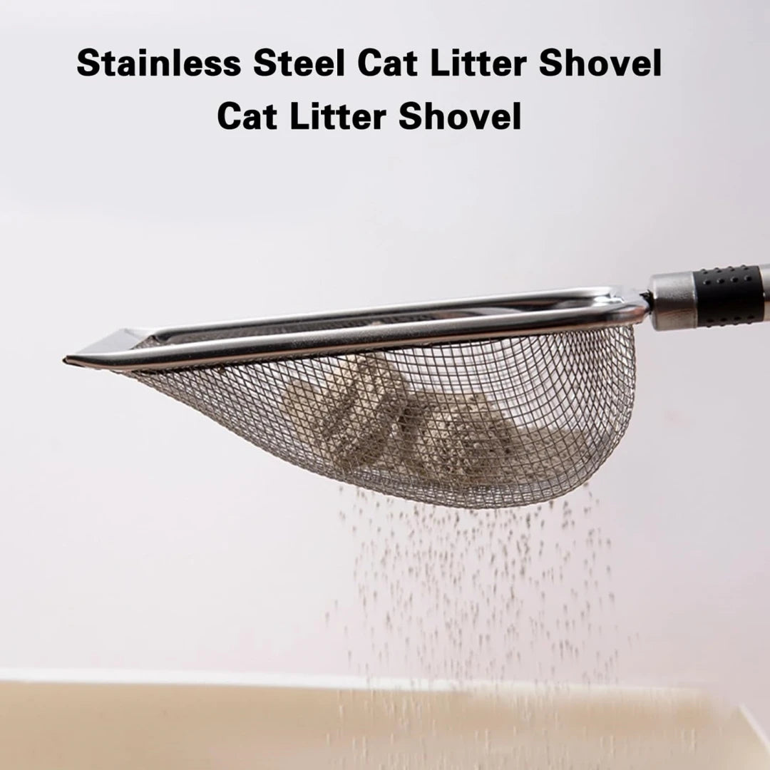 Metal Cat Litter Scoop - Aluminum Alloy with Sturdy Handle – photo 5