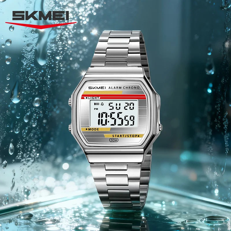 SKMEI 2514 Fashion Men's Electronic Watch Luminous Multifunction Clock Waterproof Calendar Alarm Clock Student Digital Watches