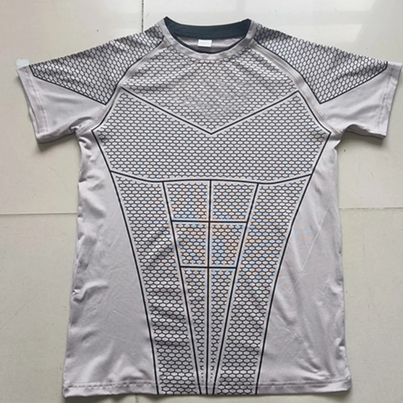 Men's Compression T-Shirt — Quick-Dry Short Sleeve Gym Top