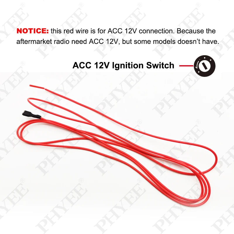 Car Stereo Radio Wiring Harness Adapter 24 Pin for Chevy Silverado Chevrolet Malibu Impala GMC Envoy Sierra Buick Pontiac Hummer