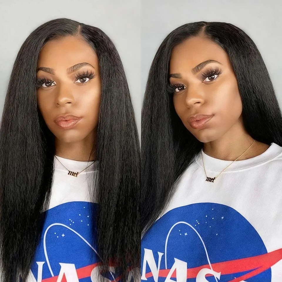 28 30Inch Brazilian Kinky Straight Human Hair Bundles 15A Virgin Human Hair Extension 3/4Pcs Hair Wefts Yaki Straight Human Hair