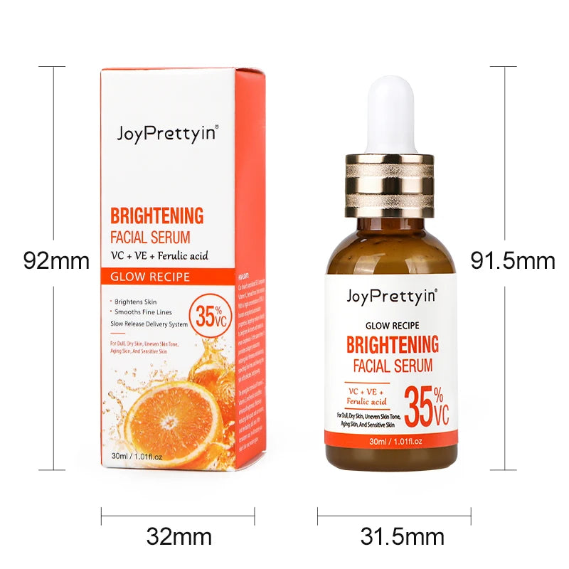 Vitamin C Brightening Facial Serum – Hyaluronic Acid, Anti-Aging & Dark Spot Care | Korean Skin Care