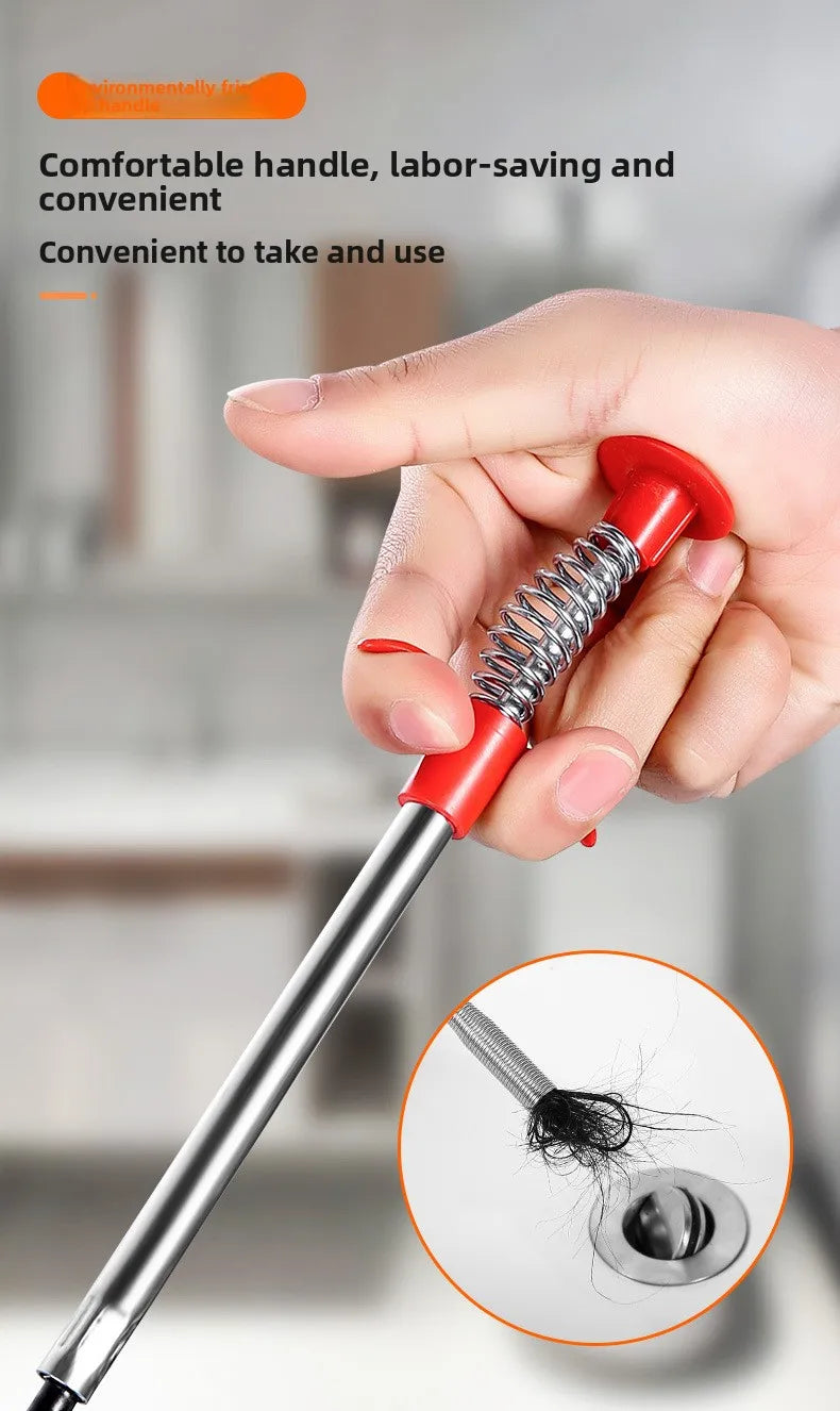 Pipe Unblocker Uncover Pipes Heavy Duty Four Jaw Opener Manual Clamping Drain Cleaner Telescopic Sewer Dredging Tool