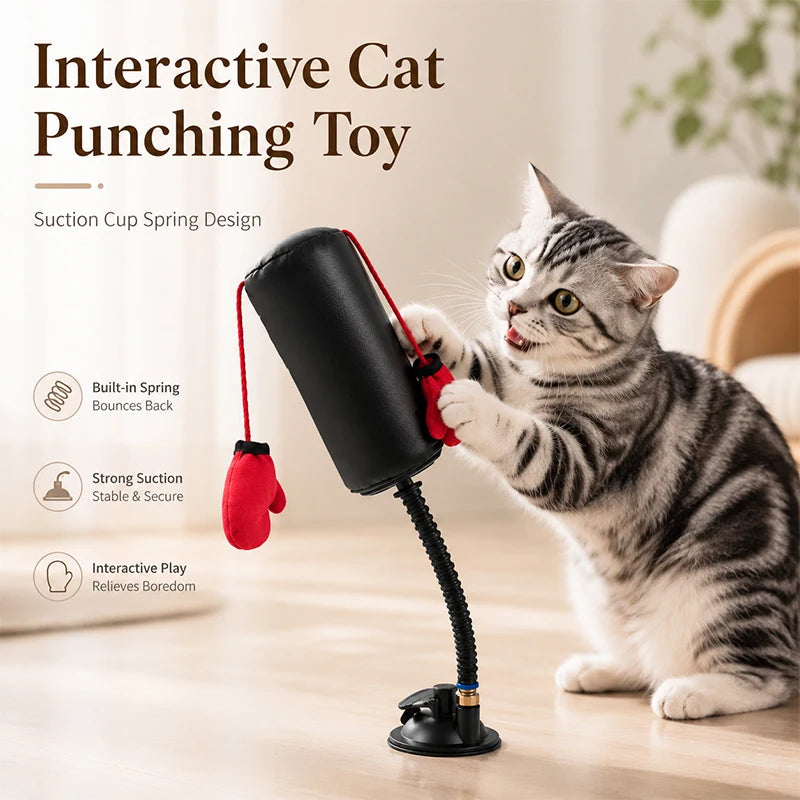 Cat Boxing Toy - Multifunctional Self-Play Game