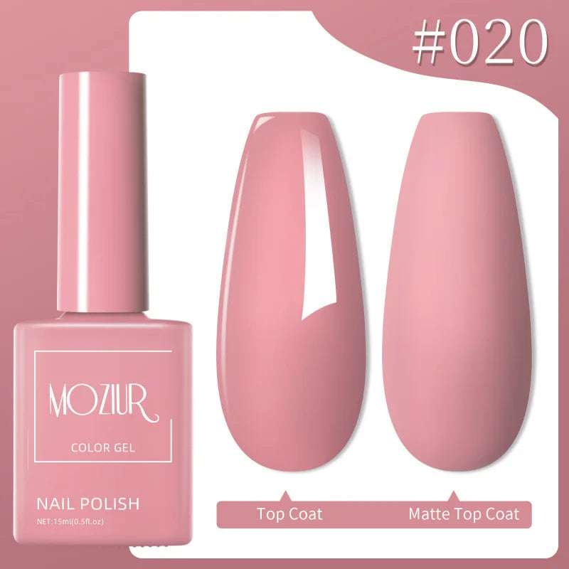 Colorful Hot Sale Uv Gel Nail Polish Set Soak Off Gel Nail Polish 15ml Professional Nail Gel Polishes