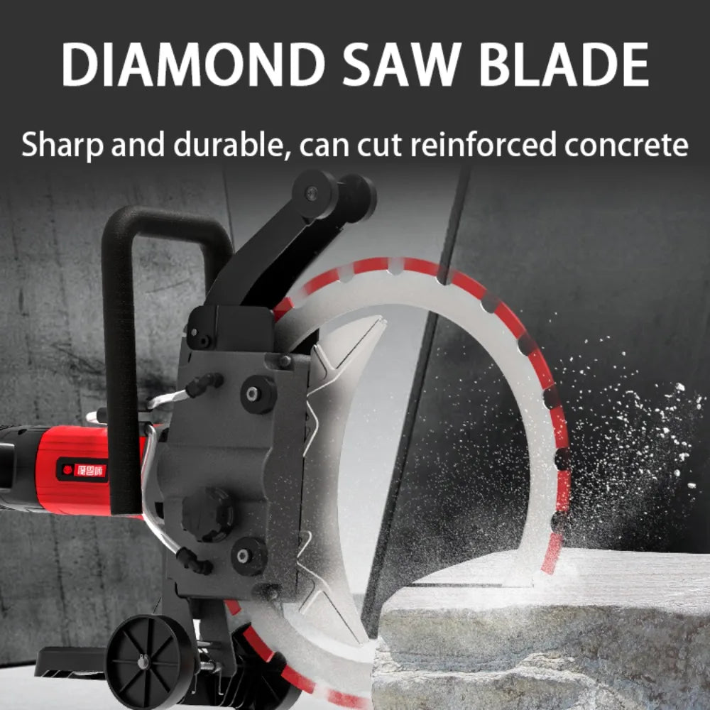 Concrete Ring Saw 300/400/500mm — Electric Wall Cutter for Reinforced Concrete