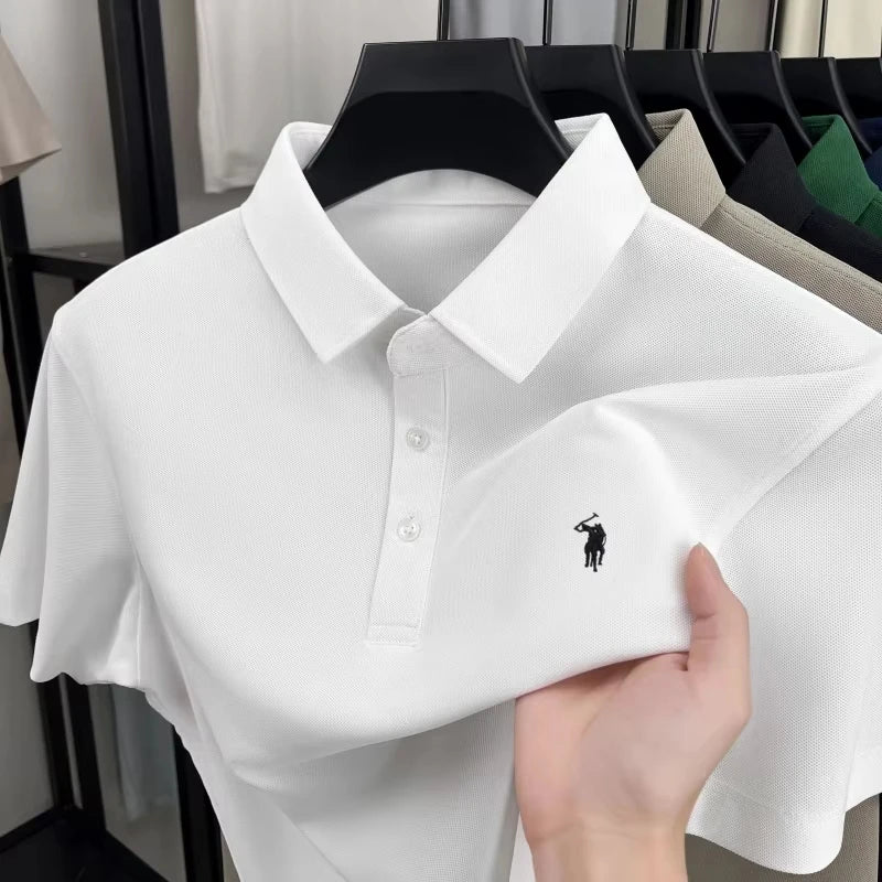 Men's Quick-Dry Polo Shirt — Breathable Summer Business Casual