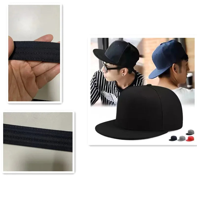 Cotton Sweatband Tape for Caps — 10m & 60m Hat Making Rolls