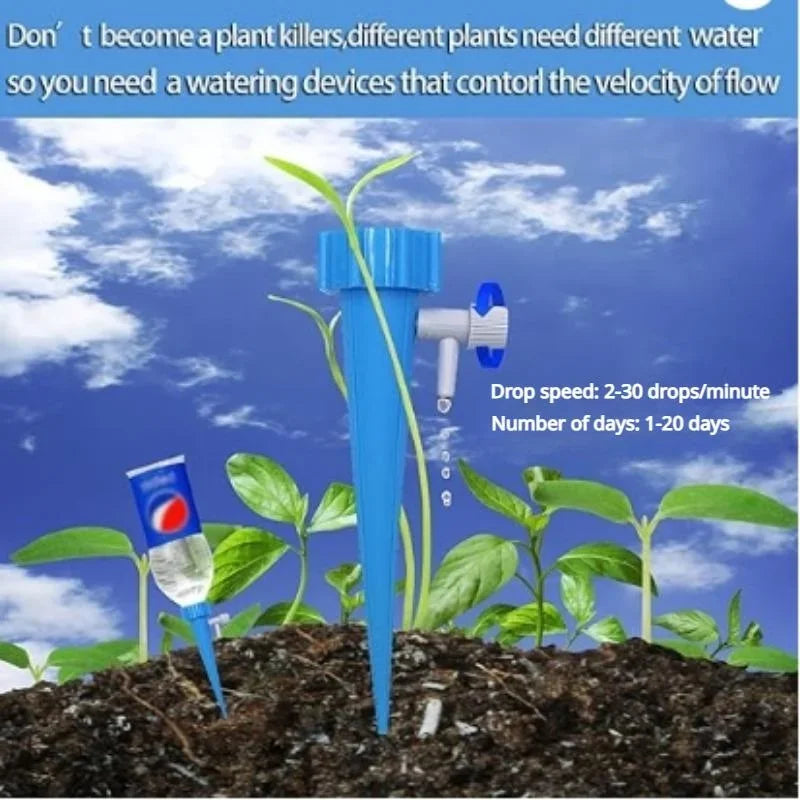 10-Piece Adjustable Drip Irrigation System – Automatic Plant Watering for Balcony, Pots & Garden