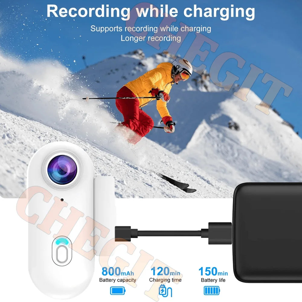4K Helmet & Bike Action Camera — Waterproof Sports Body Cam