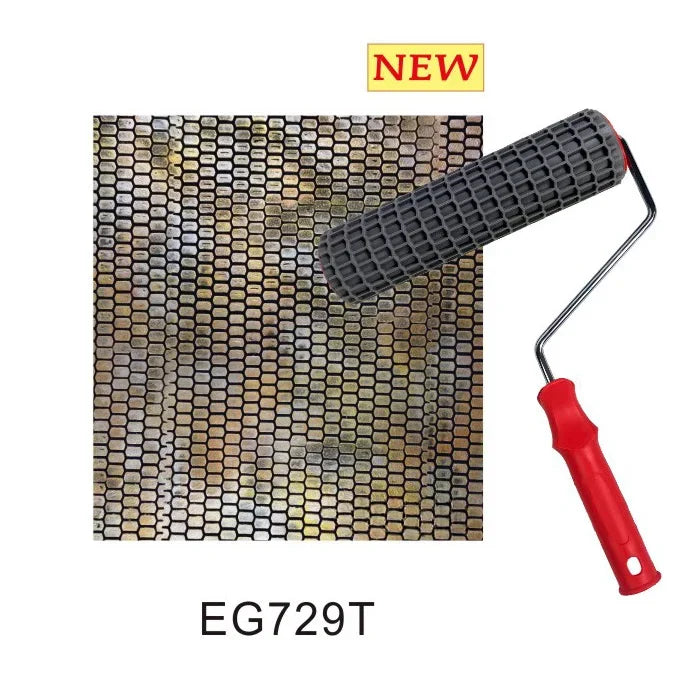 Brick Pattern Embossing Paint Roller, 10 Inch