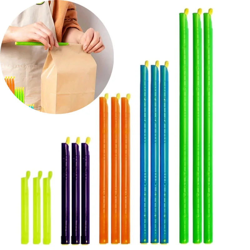15pcs/Set Bag Sealer Clips - Keep Food Fresh & Bags Airtight