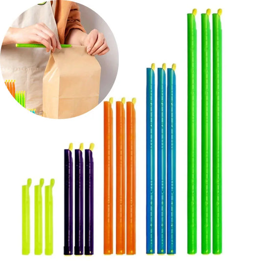 15pcs/Set Bag Sealer Clips - Keep Food Fresh & Bags Airtight
