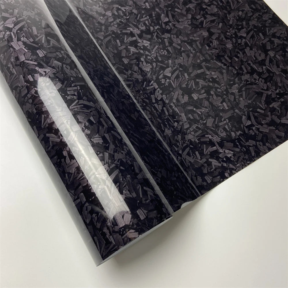 Forged Carbon Fiber Vinyl Wrap - Air Bubble Free Auto Adhesive Film