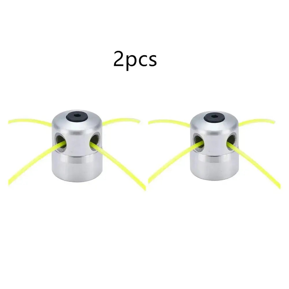 Universal Aluminum Trimmer Head with 4 Trimmer Lines – For Brush Cutter & Grass Trimmer