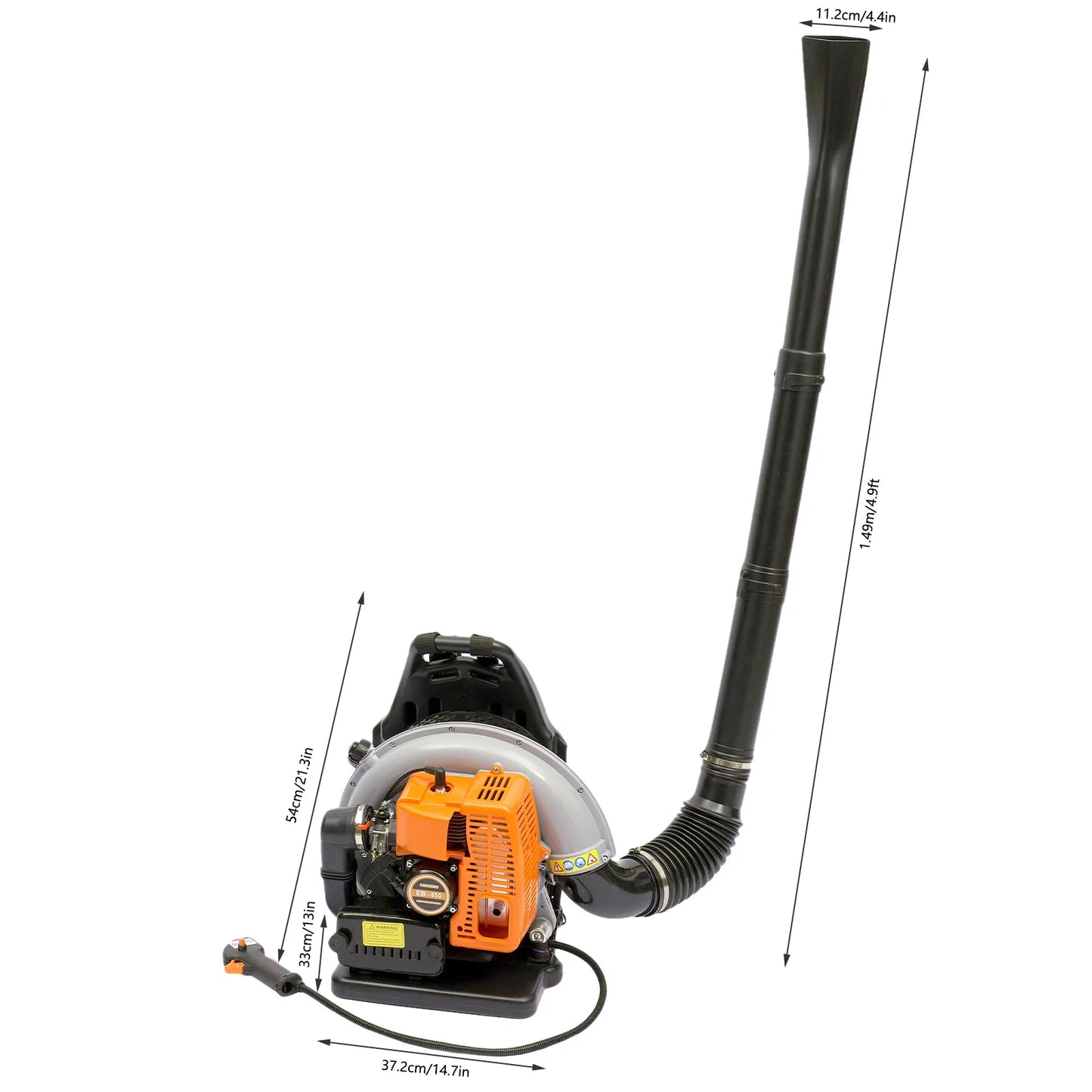 Gasoline Backpack Leaf Blower — Air-Cooled Blower for Leaf & Snow Removal