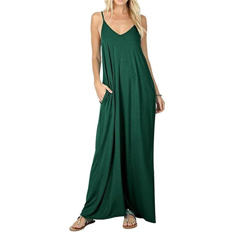 The 2026's new summer couture line is a plain, baggy dress, tank top dress, sexy sling dress