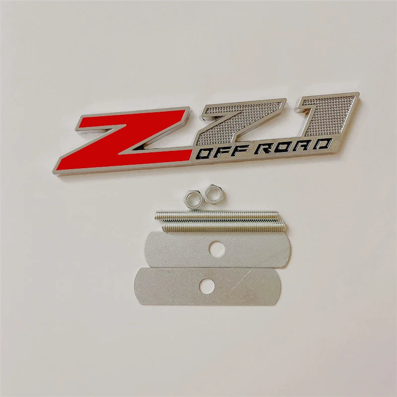 3d Metal Logo Z71 Emblem Car Front Grille Badge Sticker For Chevrolet Tahoe Colorado Cheyenne Chevy Silverado Z71 Accessories
