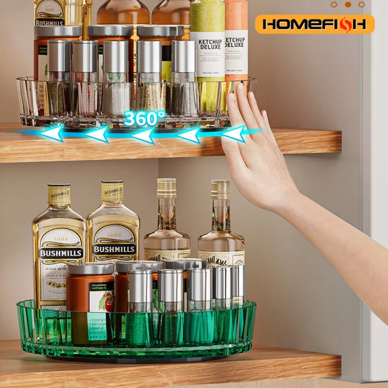 Multi-Purpose Rotating Spice Rack - Countertop Organizer, 4 Colors - photo 4