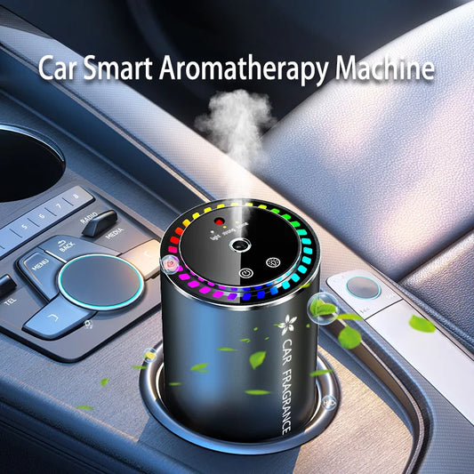 Automatic Spray Car Air Freshener with Ambient Starlight