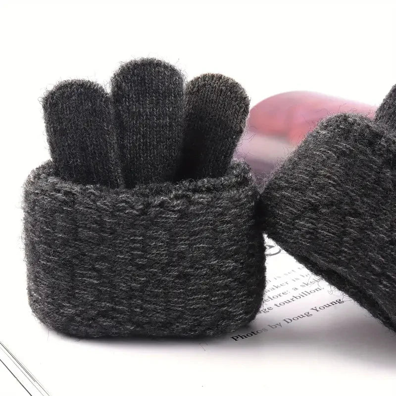 Touchscreen Knit Gloves, Unisex Winter Gloves