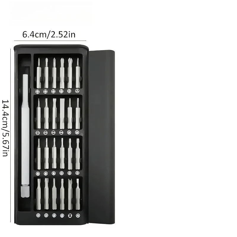 25-in-1 Mini Screwdriver Set, Flathead and Crosshead Small Screwdrivers, Suitable for Electronics，Precision Repair Tools