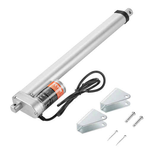 SucceBuy 1500N 12V Linear Actuator Electric Linear Motor Controller with Mounting Bracket For Home Automation Sofa Recliner Lift