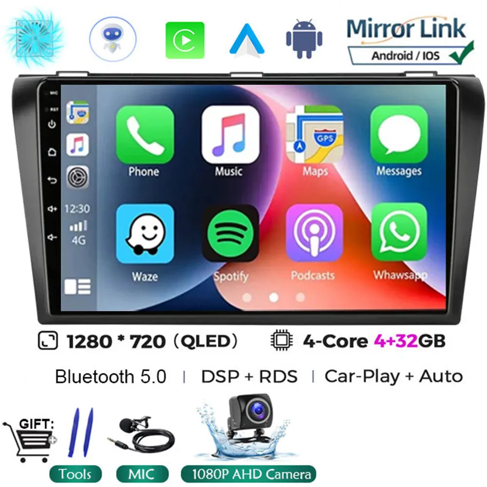 Android 16 Car Radio For Mazda 3 2026 2026 2026 2026 2026 2026 2din with BOSE Multimedia Player Carplay Stereo GPS Head Unit