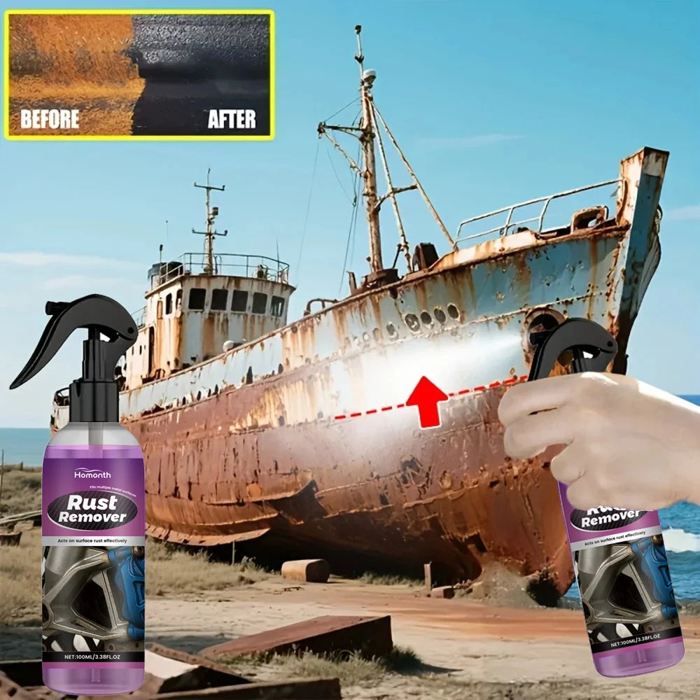 2026 Latest High-Efficiency Rust Remover: Suitable For Various Metals, Automotive And Household Metal Rust Prevention