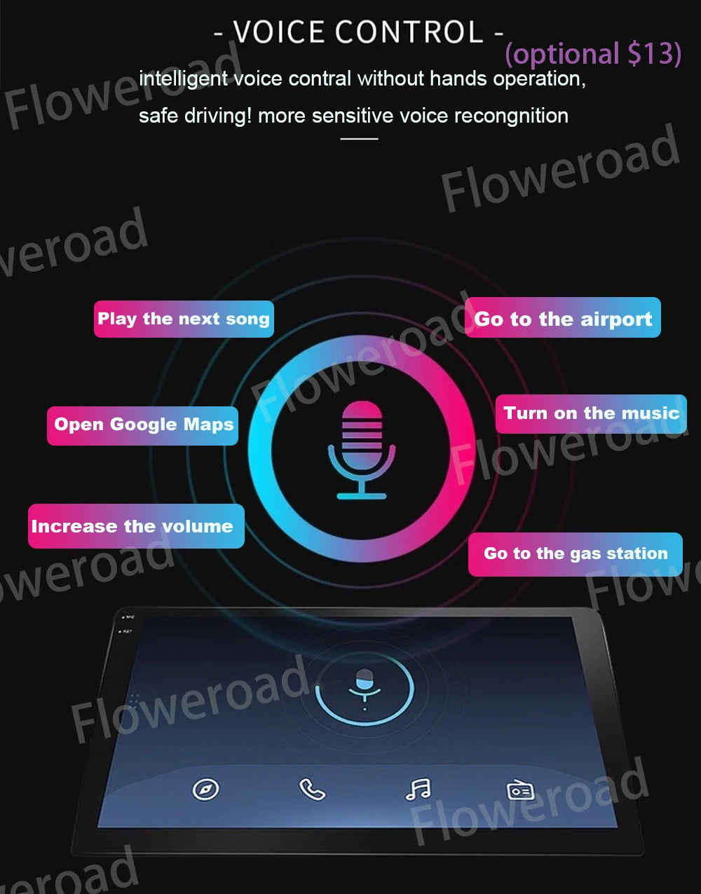 13 inch Android 15 Carplay Auto Car Radio Multimedia For  Chevrolet Silverado 3 GMTK2 2014 2015 2016  2017 2018 Autoradio