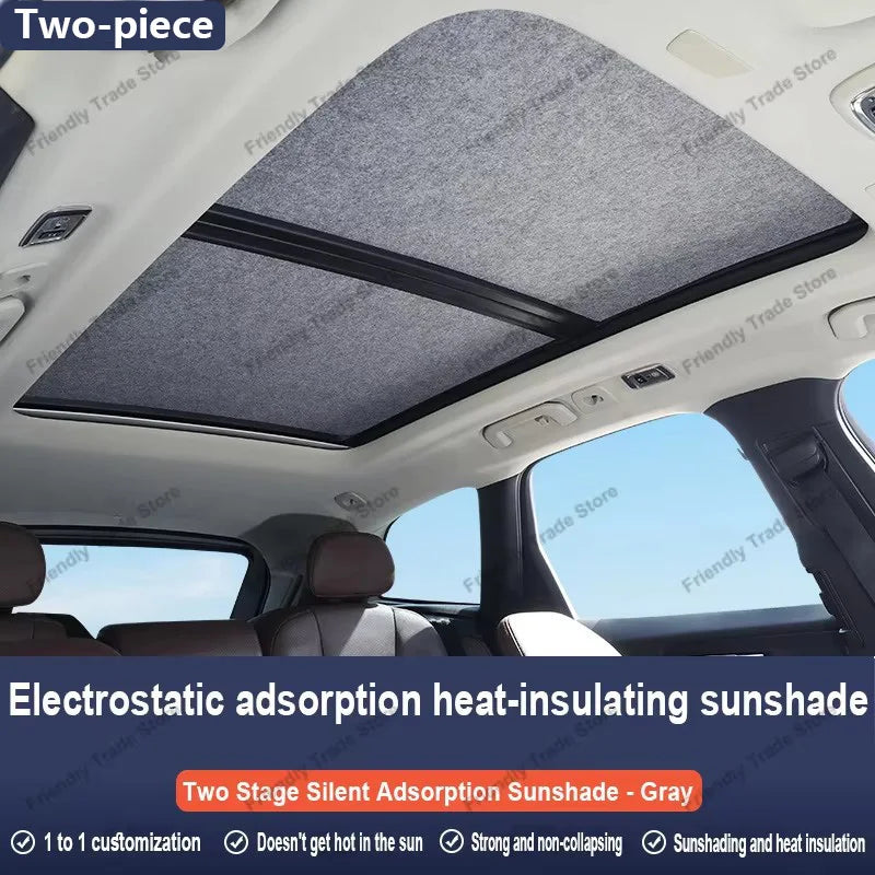 Sunroof Sunshade Insulation Visor for Ford F-150 Raptor 2021–2026 (2-Pack)