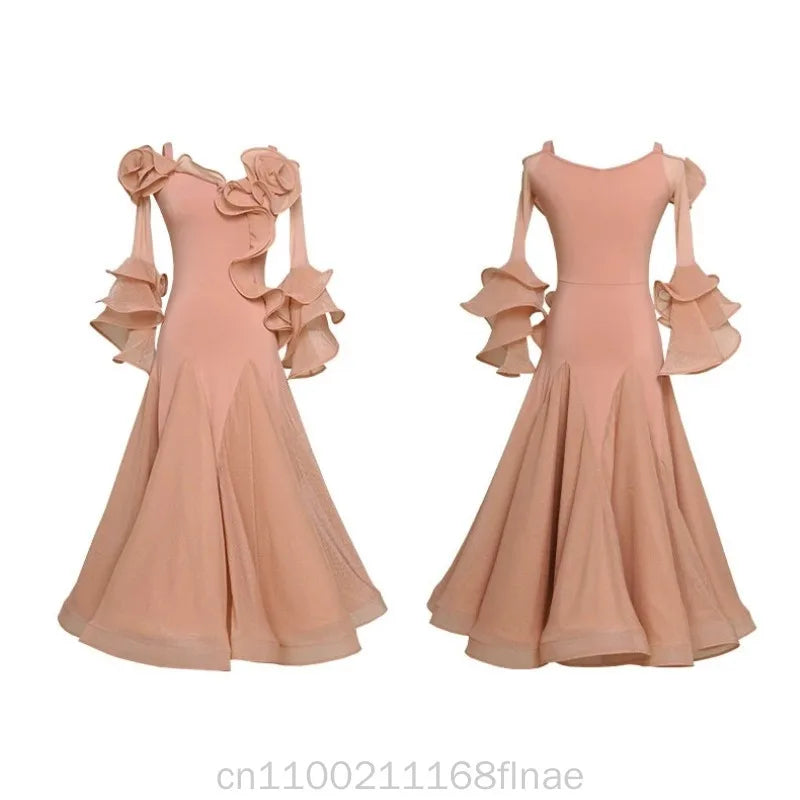 Women's modern ballroom competition dress