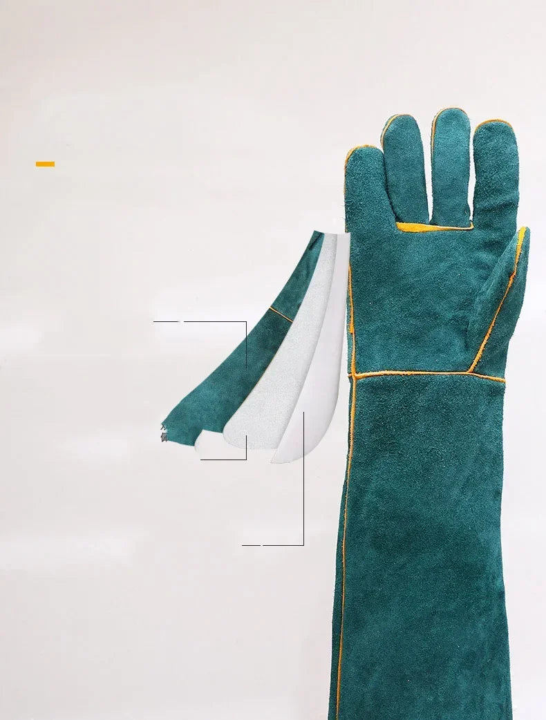 Bite Resistant Pet Safety Gloves – Multi-Purpose Animal Handling & Dog Training Gloves | 35cm & 60cm