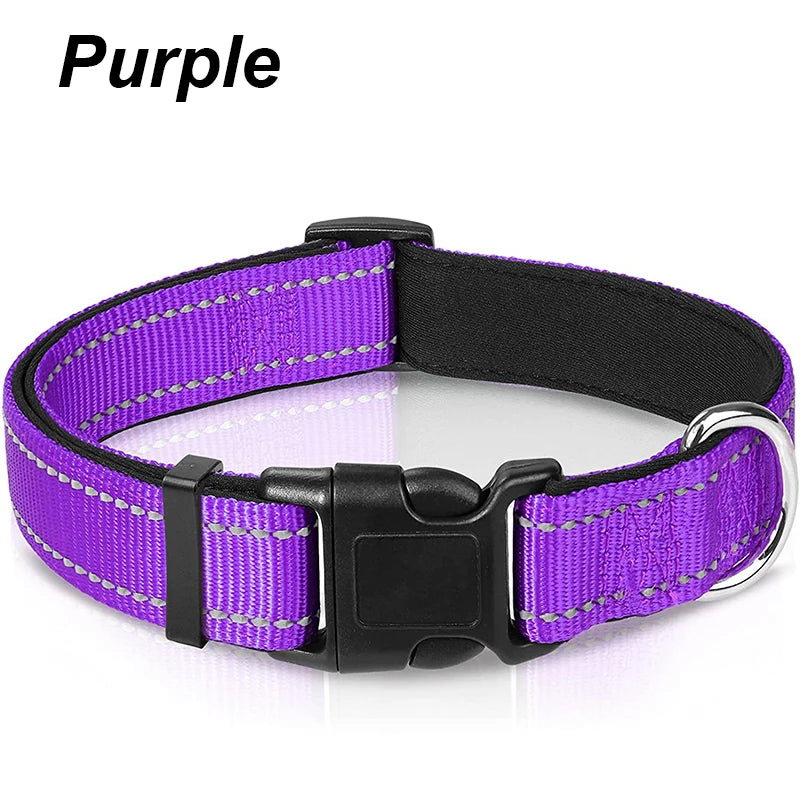 Soft Neoprene Padded Reflective Collar - Large Dogs – photo 8