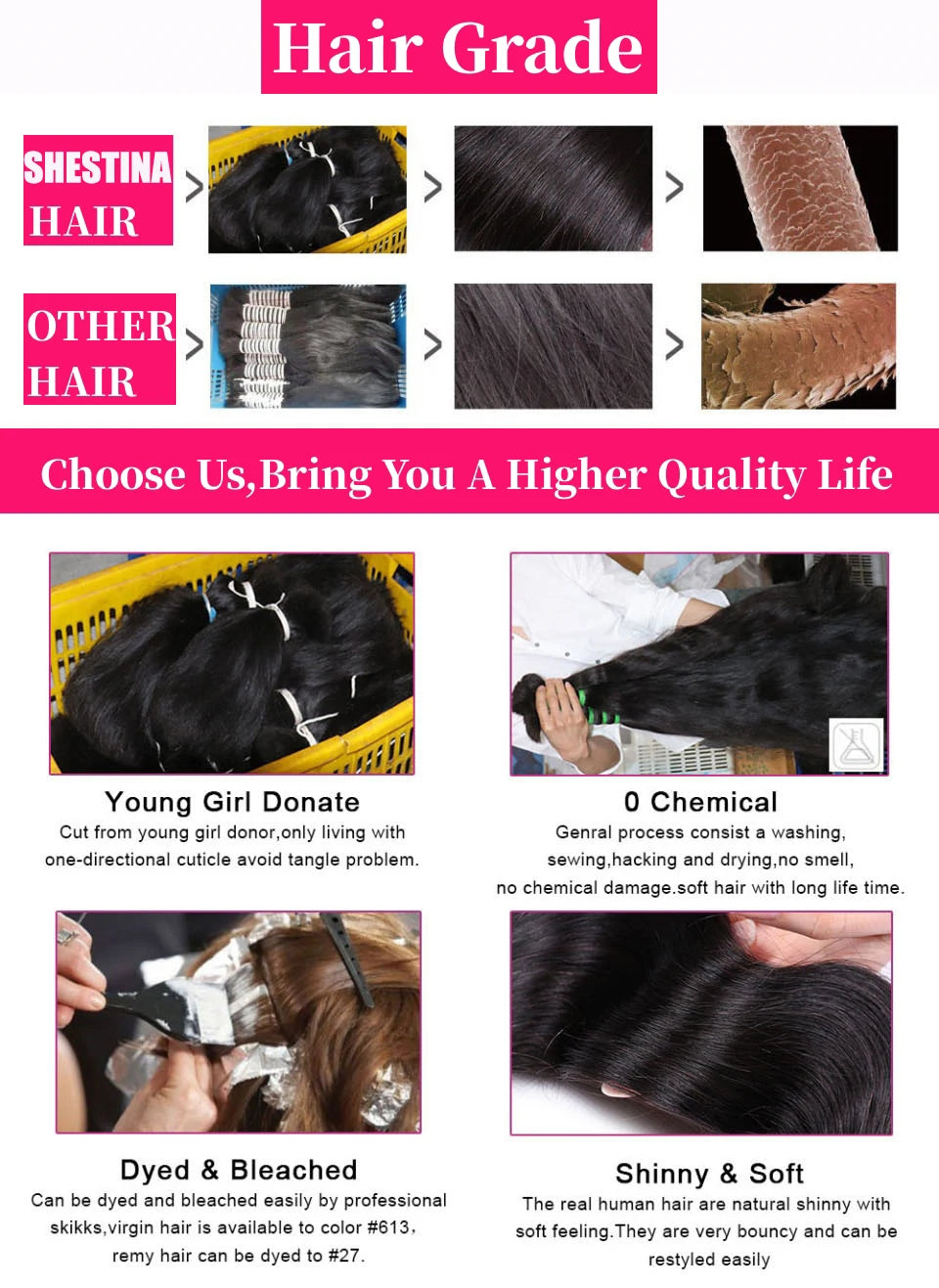 12A Invisible String Kinky Straight Crochet Human Hair Feather Hair Extensions PreLooped Yaki Straight Crochet Hair For Braiding