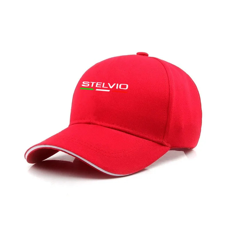 Car Hats Casual Baseball Caps Sunscreen Cotton Ventilate Hat for Alfa Romeo STELVIO Auto Accessories