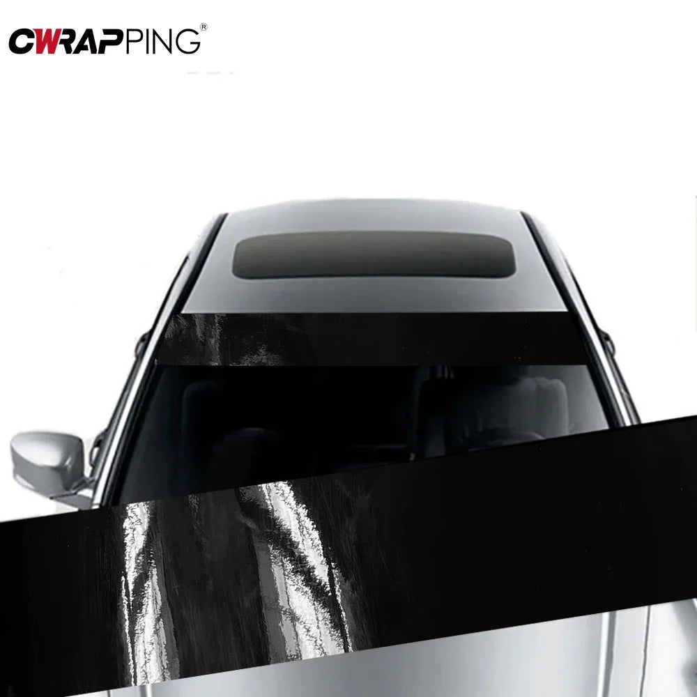 Car Sunshade Stickers Auto Front Windshield 3D Vinyl Film Rear Gear Sunshade Decorative Decals Stickers Auto Decorative Stickers