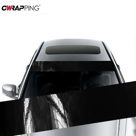 Car Sunshade Stickers Auto Front Windshield 3D Vinyl Film Rear Gear Sunshade Decorative Decals Stickers Auto Decorative Stickers