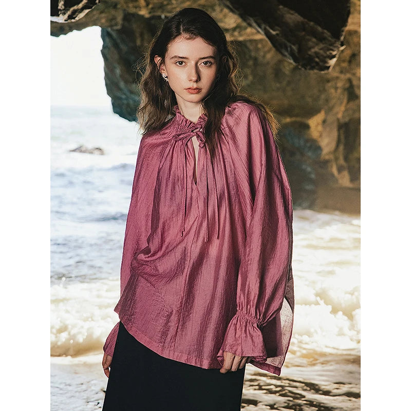 TOYOUTH Women Blouse Shirt 2025 Summer New Shirt 8522001