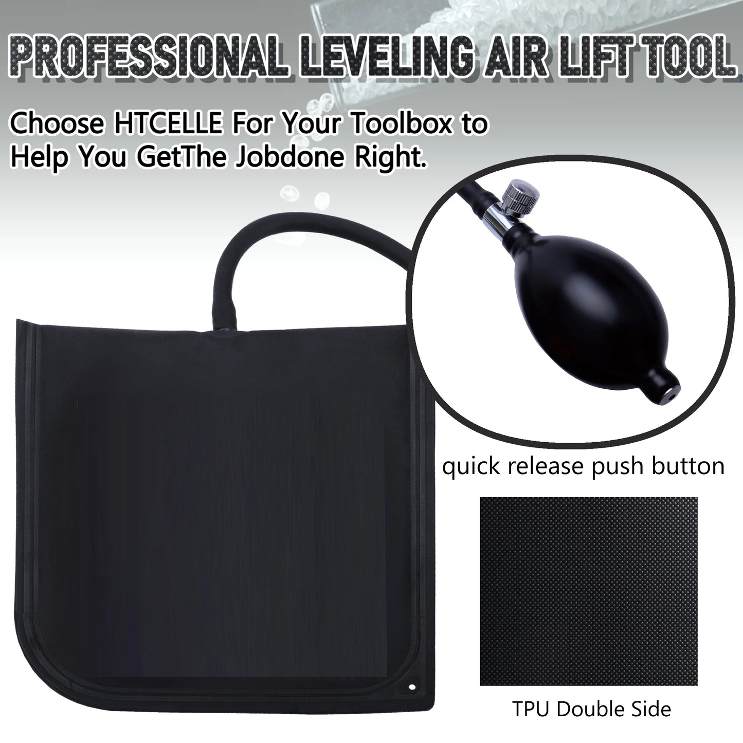 1/3/4 Pieces Air Wedge Bag Strong Air Bag Pump Professional Leveling Kit Locksmith Supplies Tool Auto Airbag Window Repair