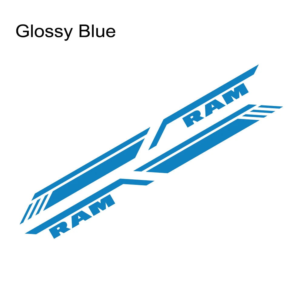 Pickup Bed Side Stripe Decal - Dodge Ram 1500/2500/3500 Rebel/TRX Style
