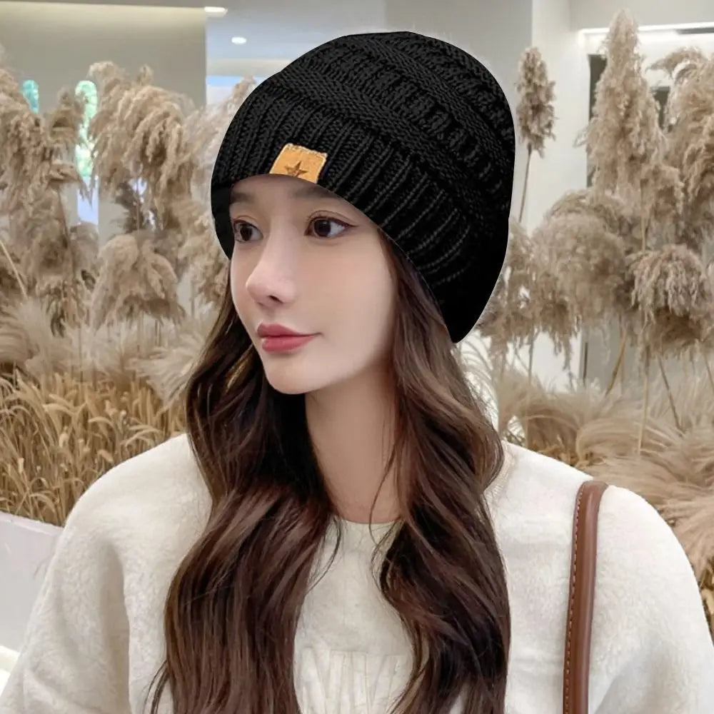 Women's Plush Beanie & Mittens Set - Warm Ear Covering Winter Hat - photo 2