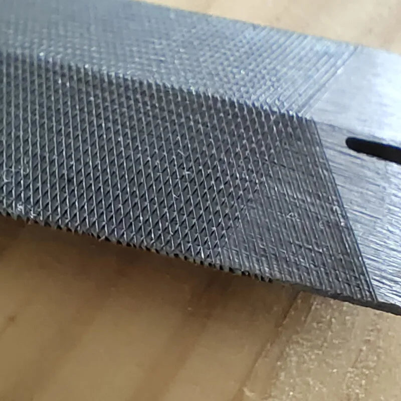 6 Inch Diamond Triangle Saw File High Hardness Bearing Steel Durable Rasp for Sharpening Saw Blade Woodworking and Metal Tools