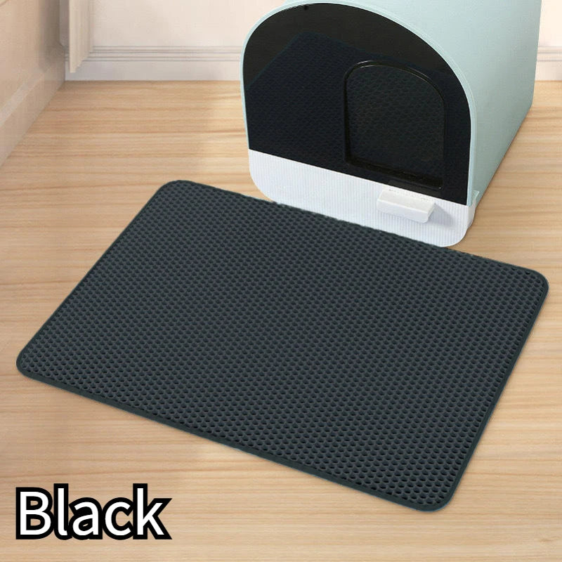 2-Layer Cat Litter Mat - EVA Sand Trapping Floor Protector – photo 8