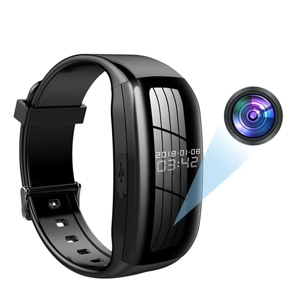 Mini Wearable Watch Camera — 1080P Video & Voice Recorder