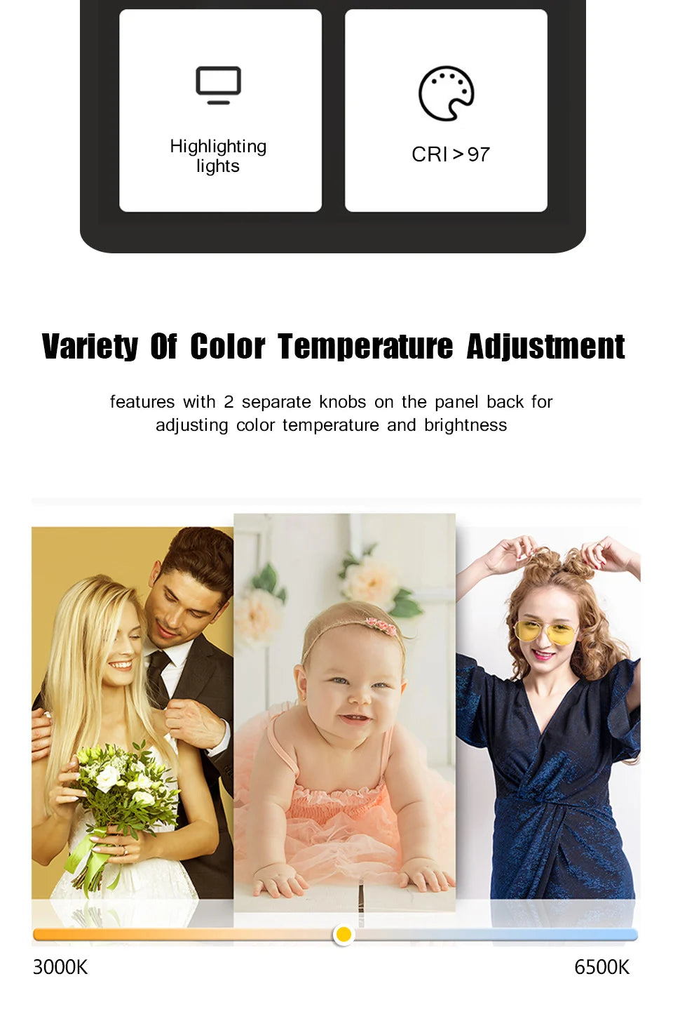 LED Video Conference & Photography Light – Bi-Color 3300K-5600K Studio Lamp with Tripod | TikTok, Zoom & Live Streaming