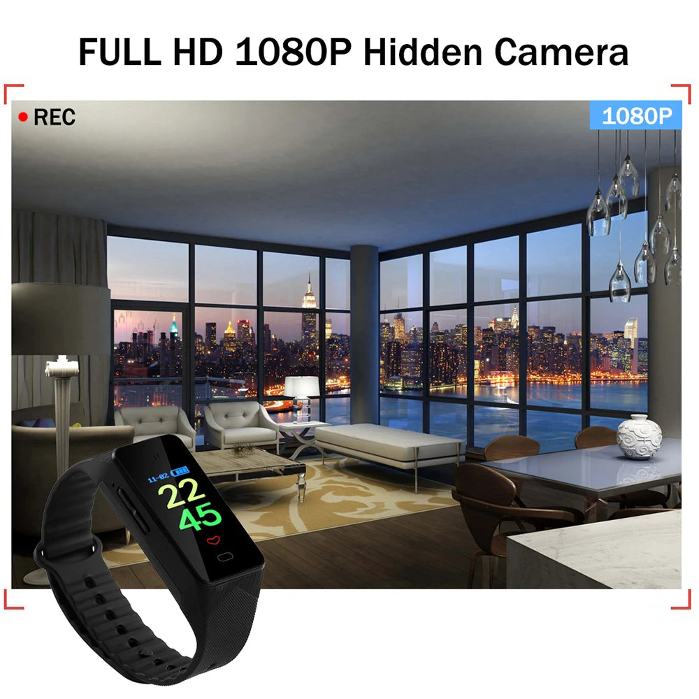 Wristband Camera Recorder — Voice-Activated HD Meeting Recorder